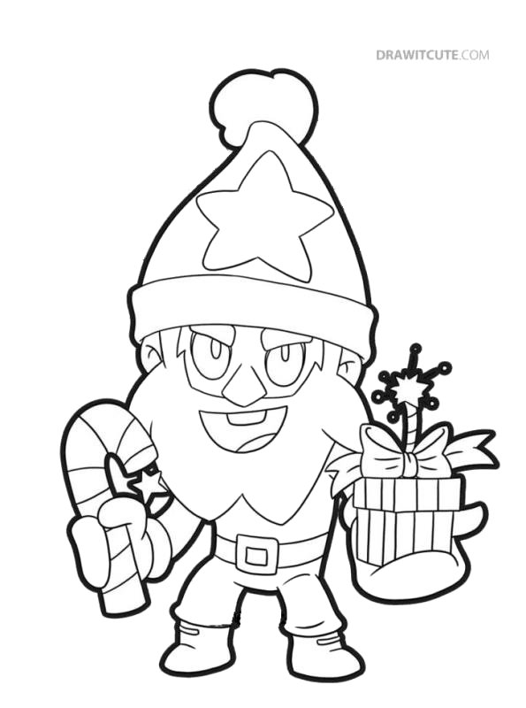 Brawl Stars Kleurplaat Edgar : Coloring page Brawl Stars : Legendary